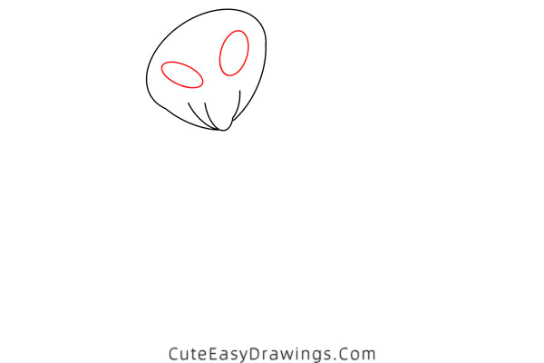 how to draw a halloween ghost easy - www.cuteeasydrawings.com