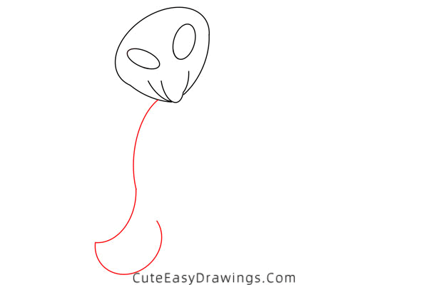 how to draw a halloween ghost easy - www.cuteeasydrawings.com