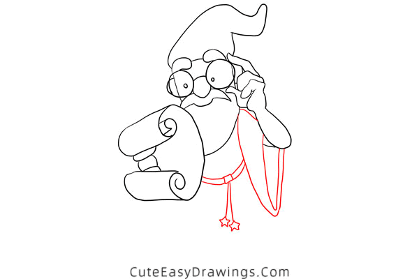 how to draw a wizard - www.cuteeasydrawings.com