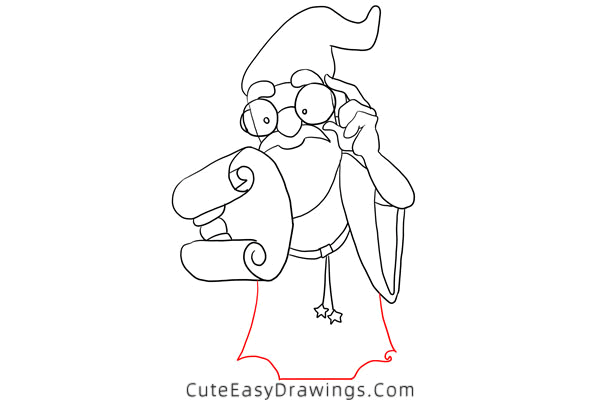 how to draw a wizard - www.cuteeasydrawings.com