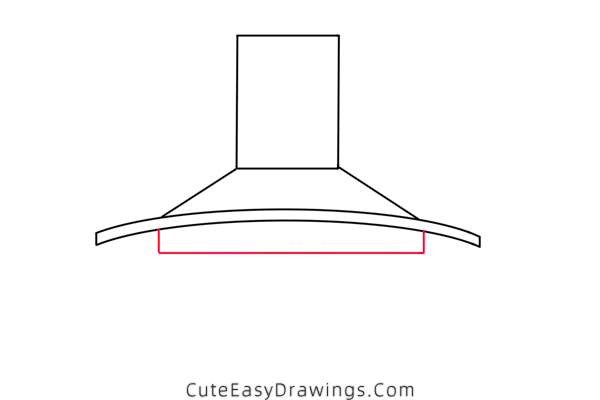 how to draw a range hood - www.cuteeasydrawings.com