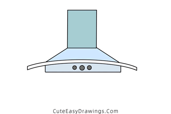 how to draw a range hood - www.cuteeasydrawings.com