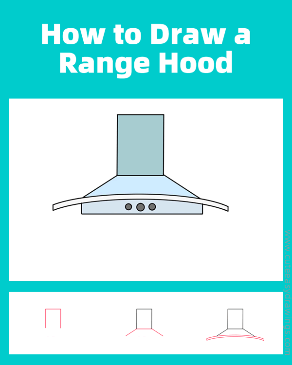 how to draw a range hood - www.cuteeasydrawings.com