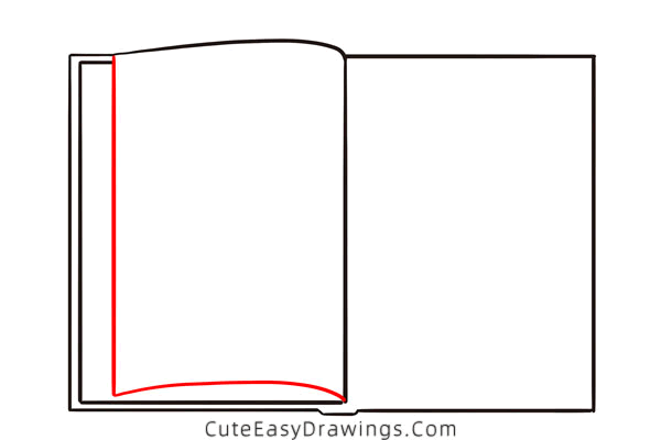 how to draw a notepad and pen - www.cuteeasydrawings.com