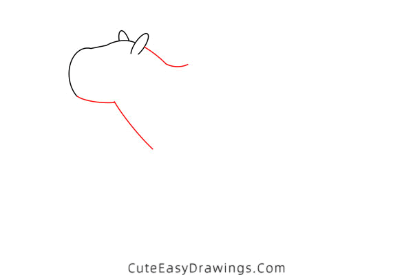 how to draw a capybara easy - www.cuteeasydrawings.com