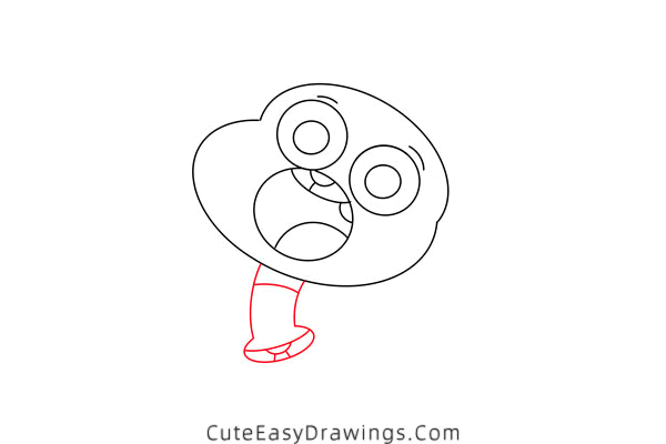 how to draw gumball watterson - www.cuteeasydrawings.com