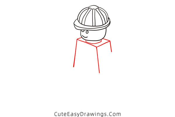 how to draw a lego man - www.cuteeasydrawings.com