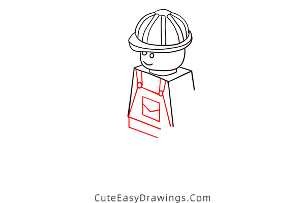 how to draw a lego man - www.cuteeasydrawings.com