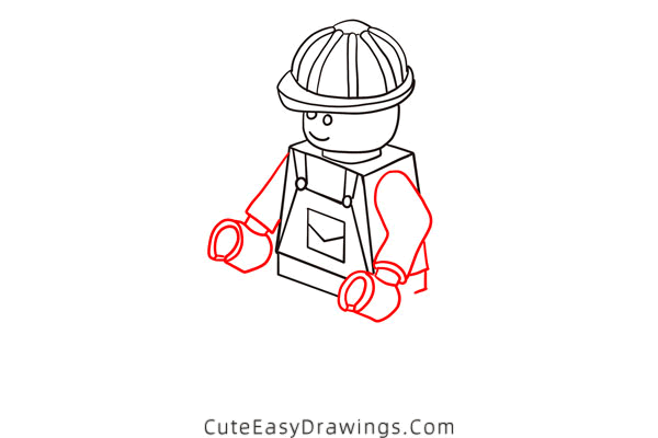 how to draw a lego man - www.cuteeasydrawings.com