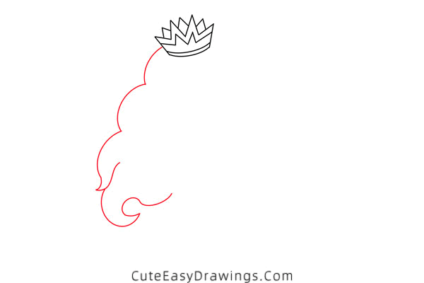 how to draw a mermaid and a dolphin - www.cuteeasydrawings.com