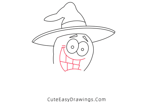 how to draw a funny ghost - www.cuteeasydrawings.com