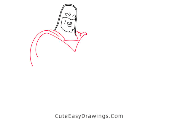 how to draw space ghost - www.cuteeasydrawings.com