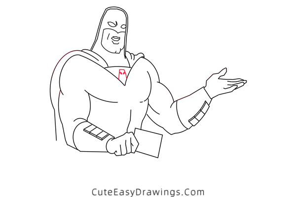 how to draw space ghost - www.cuteeasydrawings.com