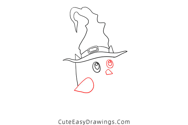 how to draw a halloween owl - www.cuteeasydrawings.com