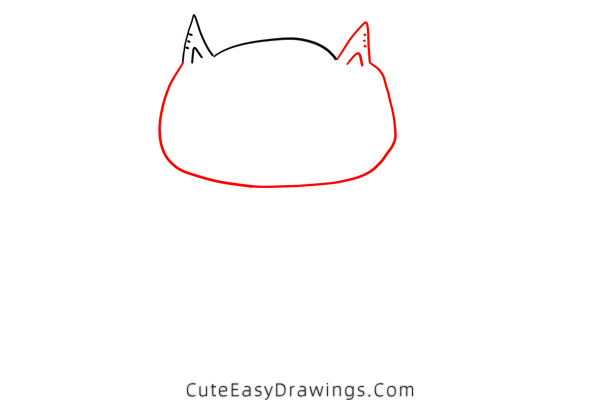 how to draw a cat easy - www.cuteeasydrawings.com