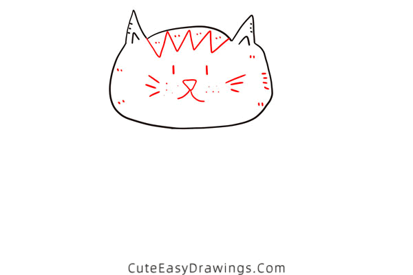 how to draw a cat easy - www.cuteeasydrawings.com