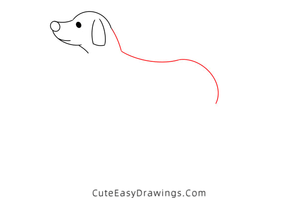 how to draw a dalmatian - www.cuteeasydrawings.com