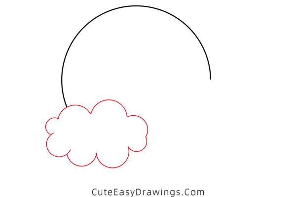 how to draw a cartoon moon - www.cuteeasydrawings.com