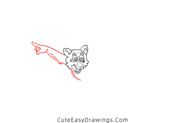 how to draw a lemur - www.cuteeasydrawings.com