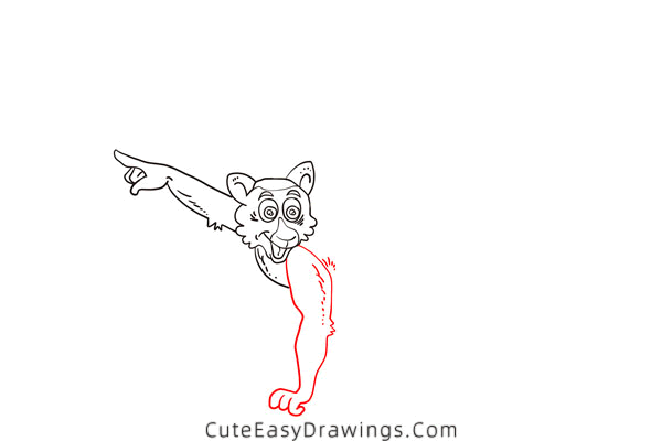 how to draw a lemur - www.cuteeasydrawings.com