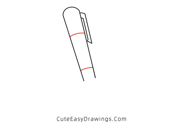 how to draw a pen - www.cuteeasydrawings.com