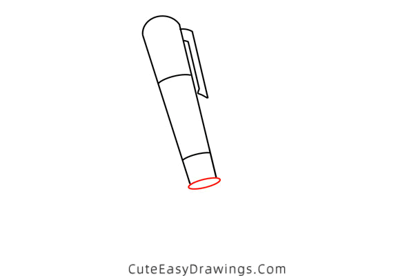 how to draw a pen - www.cuteeasydrawings.com