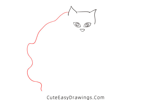 how to draw a black cat and jack-o-lantern - www.cuteeasydrawings.com