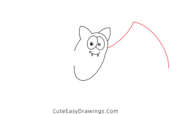 how to draw a bat easy - www.cuteeasydrawings.com