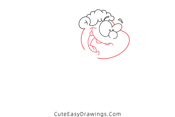 how to draw cupid - www.cuteeasydrawings.com