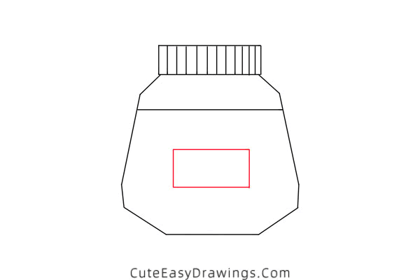 how to draw an ink bottle - www.cuteeasydrawings.com