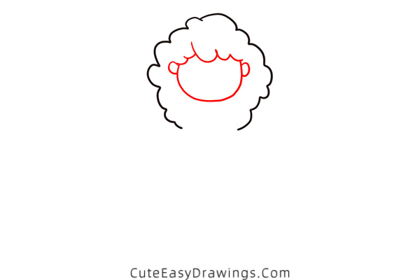 how to draw a lady shopping - www.cuteeasydrawings.com