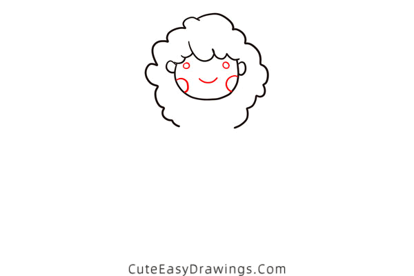 how to draw a lady shopping - www.cuteeasydrawings.com