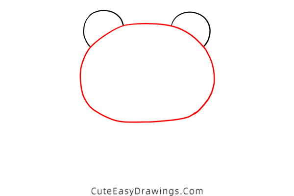 how to draw a giant panda - www.cuteeasydrawings.com