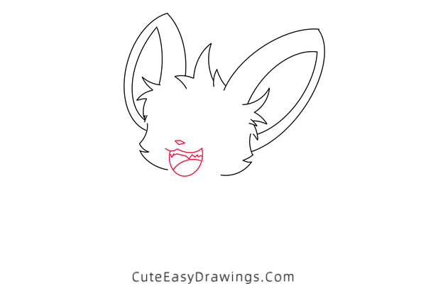 how to draw a cute chinchilla - www.cuteeasydrawings.com