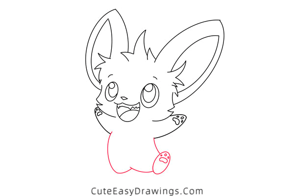 how to draw a cute chinchilla - www.cuteeasydrawings.com