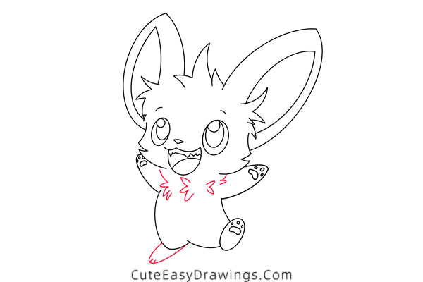 how to draw a cute chinchilla - www.cuteeasydrawings.com