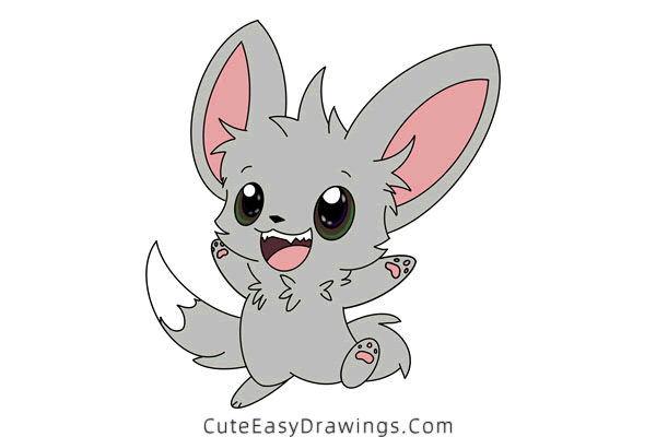 how to draw a cute chinchilla - www.cuteeasydrawings.com