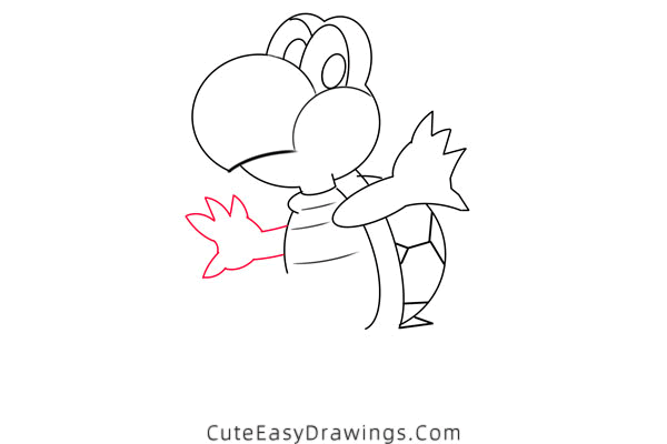 how to draw koopa troopa from mario - www.cuteeasydrawings.com