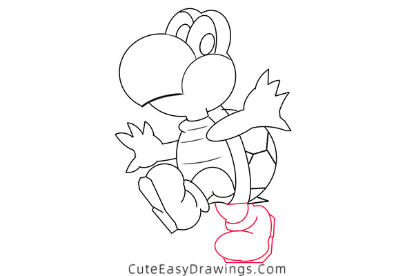 how to draw koopa troopa from mario - www.cuteeasydrawings.com