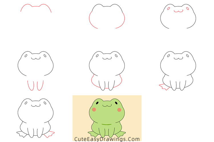 how to draw a cute frog - www.cuteeasydrawings.com