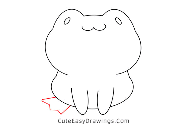 how to draw a cute frog - www.cuteeasydrawings.com