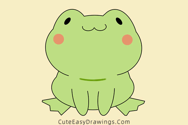 how to draw a cute frog - www.cuteeasydrawings.com