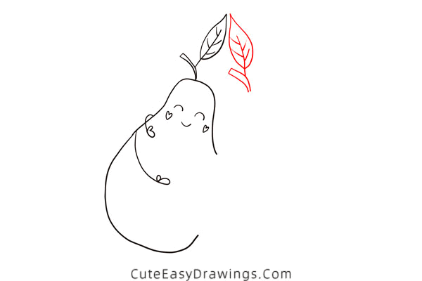 how to draw an avocado - www.cuteeasydrawings.com