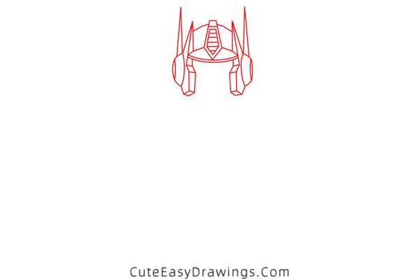 how to draw optimus prime from transformers - www.cuteeasydrawings.com