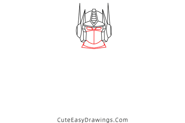 how to draw optimus prime from transformers - www.cuteeasydrawings.com