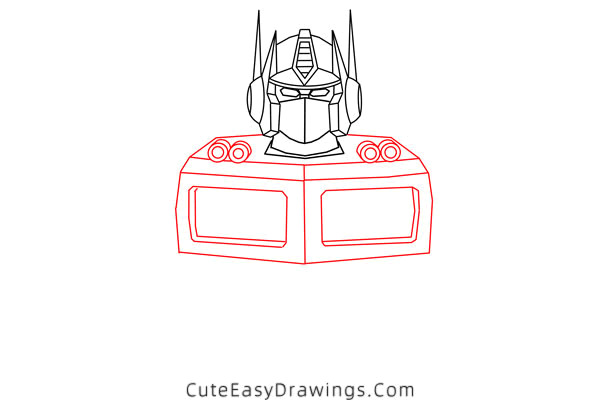 how to draw optimus prime from transformers - www.cuteeasydrawings.com