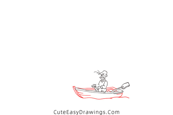 how to draw fishing - www.cuteeasydrawings.com