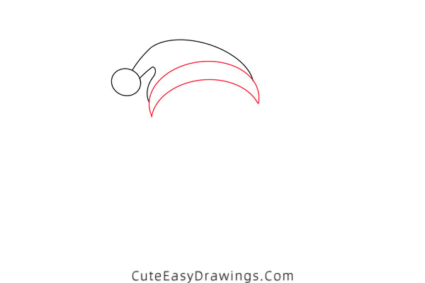 how to draw santa claus and a sack - www.cuteeasydrawings.com