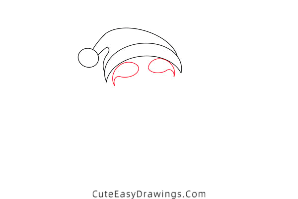 how to draw santa claus and a sack - www.cuteeasydrawings.com