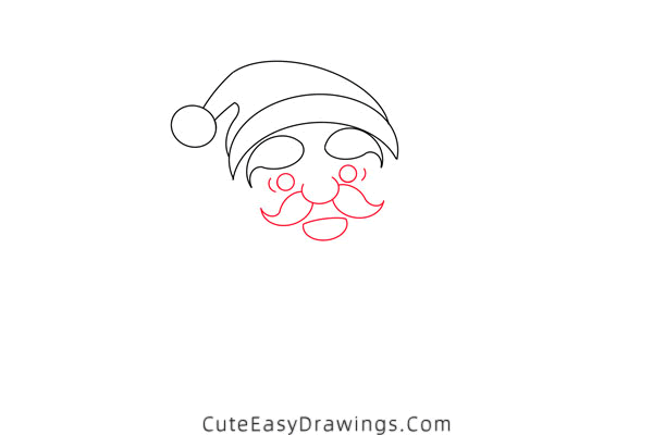 how to draw santa claus and a sack - www.cuteeasydrawings.com